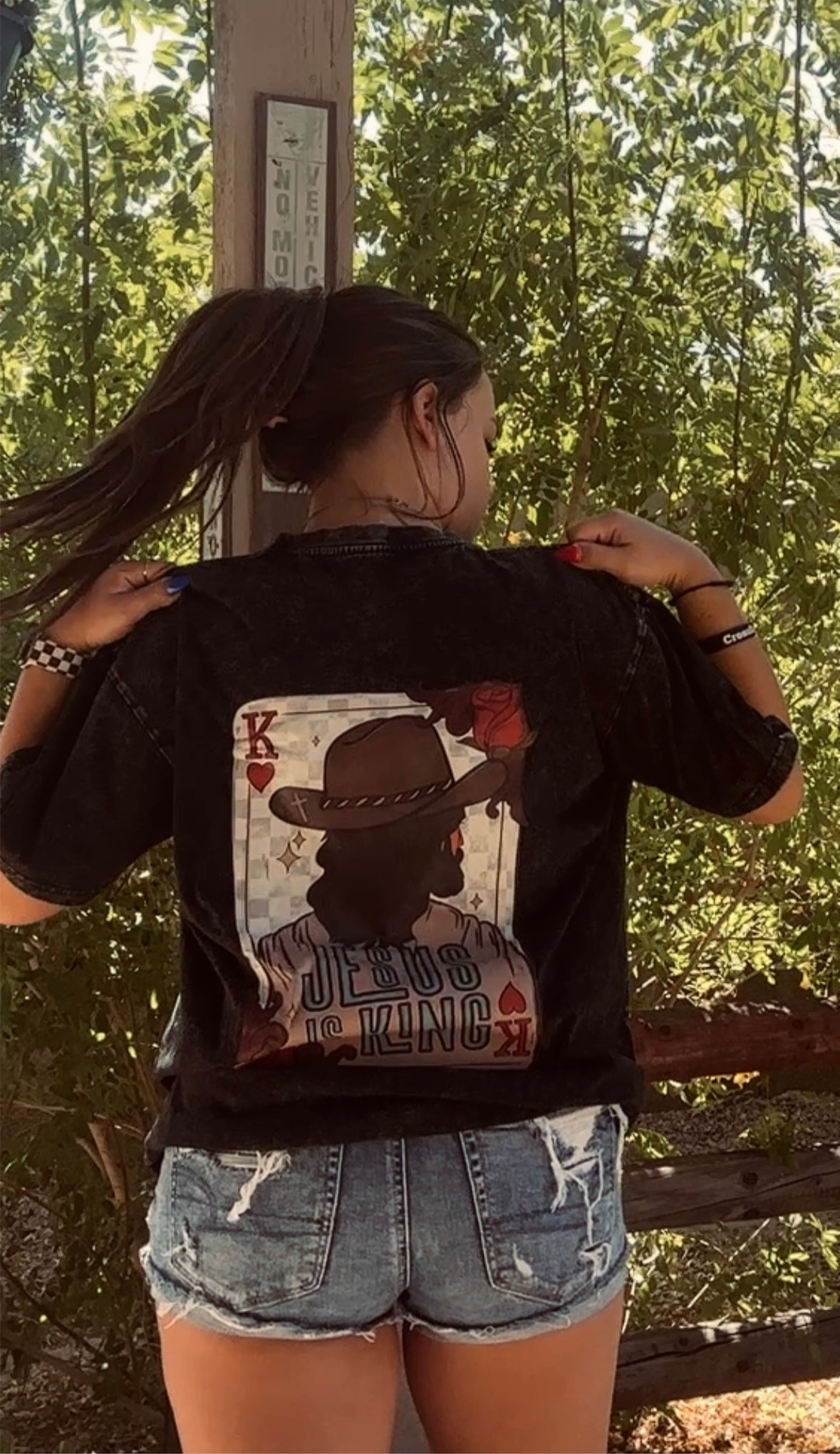 Jesus Is King Oversized Tee