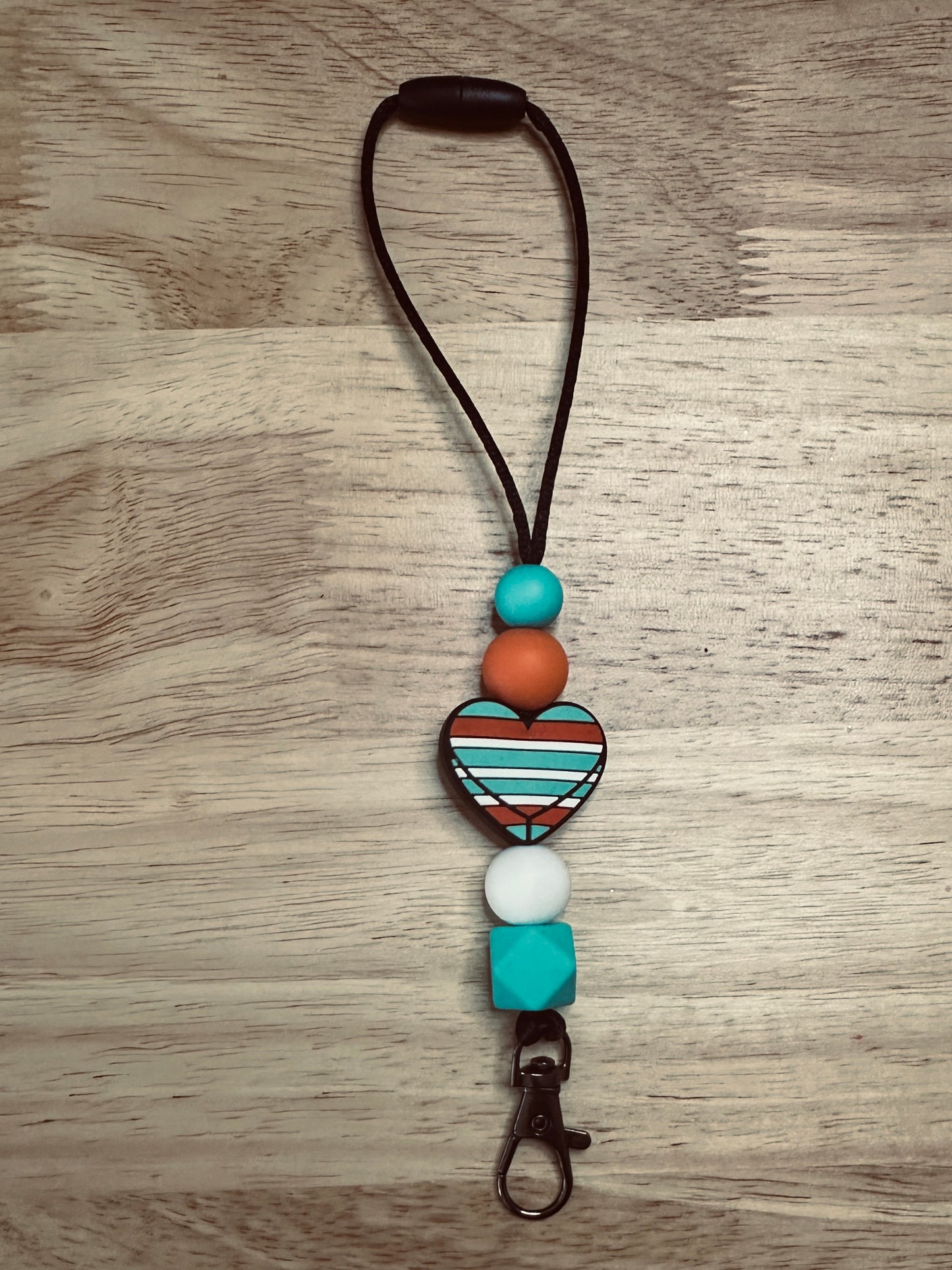 Serape Heart Freshie Hanger