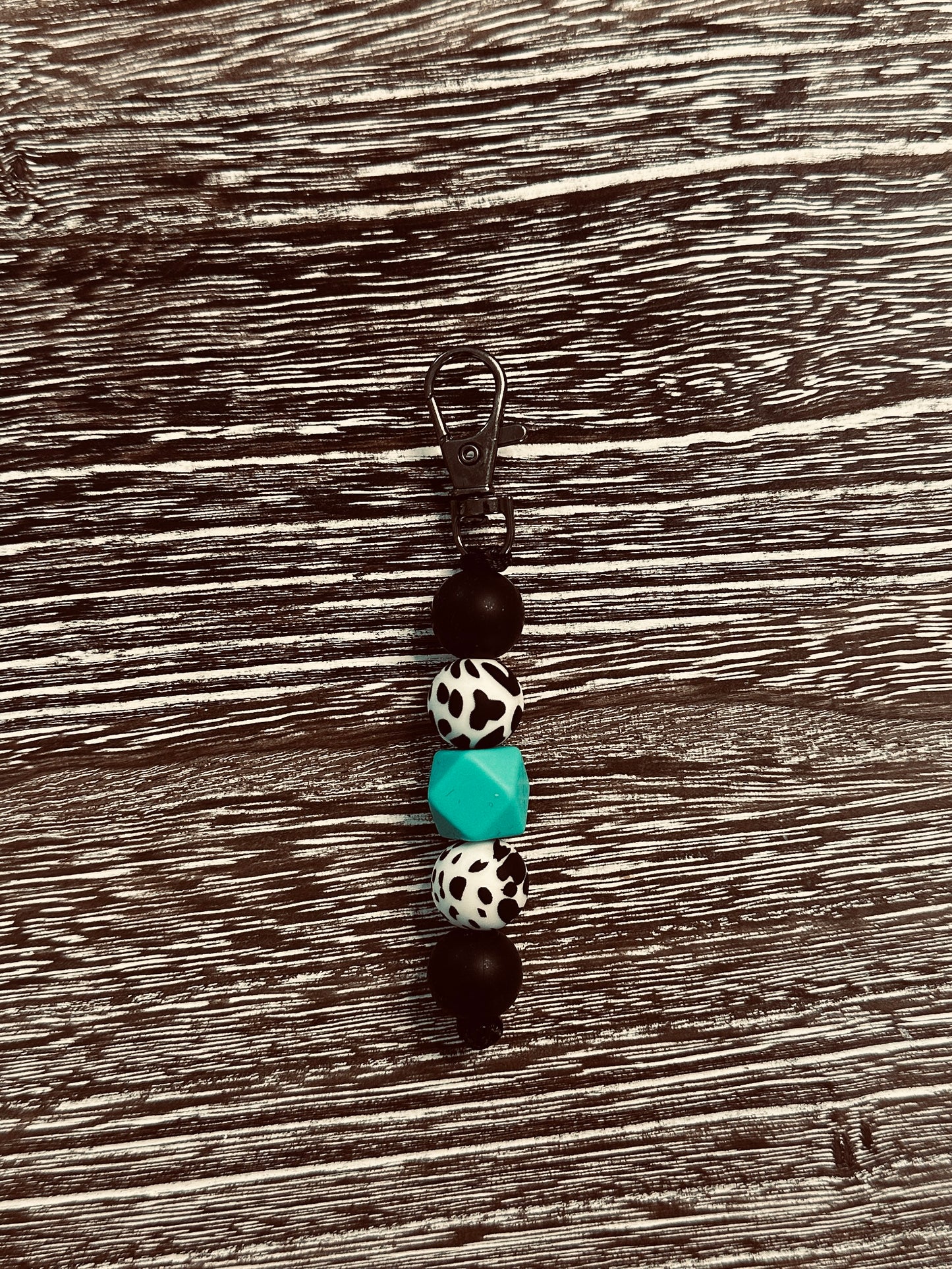 Cowprint Keychain