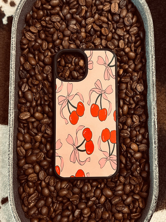 Cherry Bow Phone Case